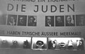 Exposicion alemanda de 1937 mostrant lei trachs anatomics caracteristics de la « raça judieva ».