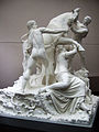 Plaster cast of the Farnese Bull in the Gipsformerei, Berlin-Charlottenburg, Germany
