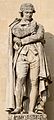 Statue, sculpted by Jacques-Léonard Maillet (Famous Men series, Louvre)
