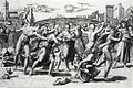 La massacre dels Innocents, gravat de (?) Raimondi sobre una obra de Rafael