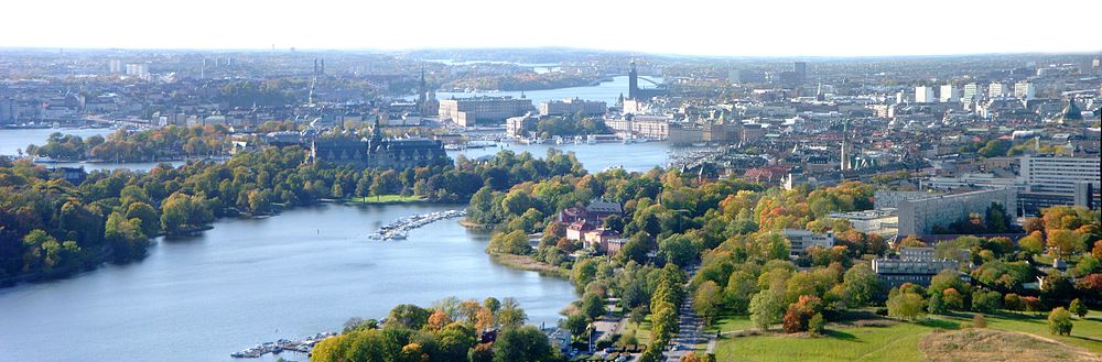 Panorama från Kaknästornet.