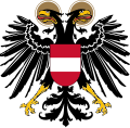1934年から1938年（ナチスドイツへの併合）までの、オーストロ・ファシズム期のオーストリア（「オーストリア連邦国」）の国章。