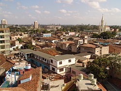 Panorama Camagüeya s Crkvom sv. Franje