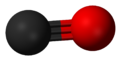 Model bola dan batang karbon dioksida