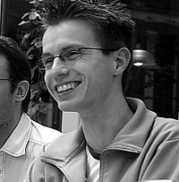 Daniel Arnold ved Wikimania '05