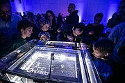 Cloud chamber during the European Researchers' Night at FZU.