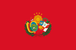 Flag of the Peru-Bolivian Confederation Peru-Bolivian Confederation (independent 1836–1839)