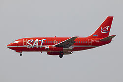 Boeing 737-200 der SAT Airlines