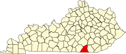 Contea di McCreary – Mappa