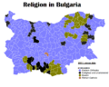 نقشه دین در بلغارستان