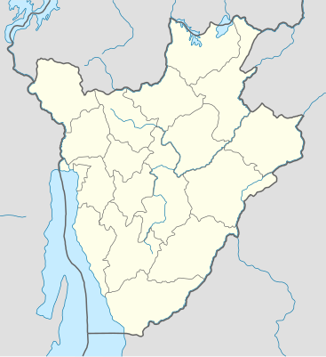 Kartposition Burundi