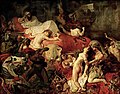 „Sardanapalo mirtis“ (1827, Luvras, Paryžius)