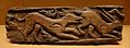 走る動物を描いたフリーズ。8-9世紀エジプト。ルーヴル美術館蔵