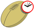 Request: Redraw as SVG, use this to help Taken by: Grandiose New file: Rugby football current event.svg