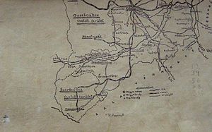 A Vendvidék mai képe ezen a trianoni békeszerződés utáni térképen