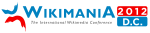 Logo konferencije Wikimania 2012 održane u Washingtonu, DC u SAD-u