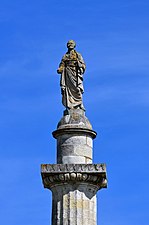 Colonne Louis-XVI (statue de Dominique Molknecht) - Nantes