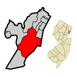 Locatie van Jersey City