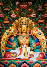 Statue of a Bodhisattva at Matho Monastery (Digital)