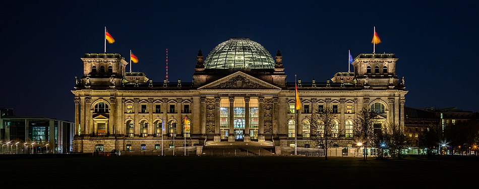 Reichstag (German Parliament), Berlin, Germany.