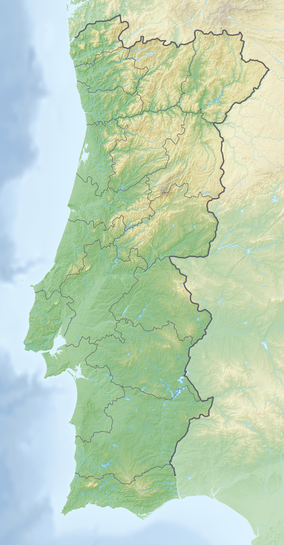 Map showing the location of Alvão Natural Park