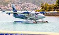 European Coastal Airlines' de Havilland Canada DHC-6 Twin Otter registered 9A-TOA taxiing to Split Airport water terminal  Croatia