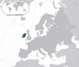 Localizzazione dell'Irlanda
