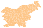 The location of the Municipality of Veržej