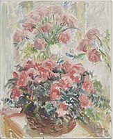 Mand met bloemen (1952)