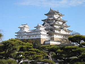 西の丸から望む姫路城、兵庫県姫路市 原作：Reggaeman
