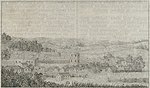 Панарама мястэчка. Невядомы мастак, 1839 г.