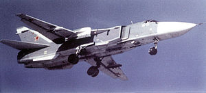 ซู-24 เฟนซ์เซอร์ขณะบิน
