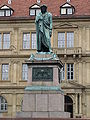 Stuttgart, Schillerplatz, sculpted by Bertel Thorvaldsen