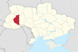 Oblast de Ternopil' - Localizazion