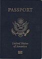 Couverture d'un passeport américain