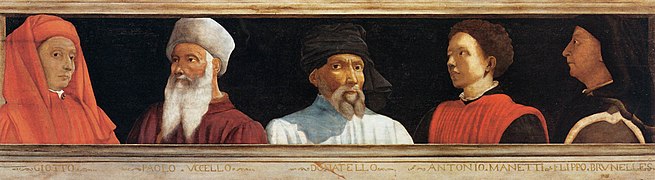 Paolo Uccello Cinc retrats d'artistes