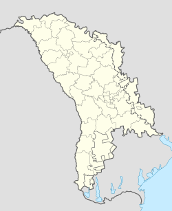 Кишинів. Карта розташування: Молдова