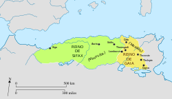 Map of Numidia