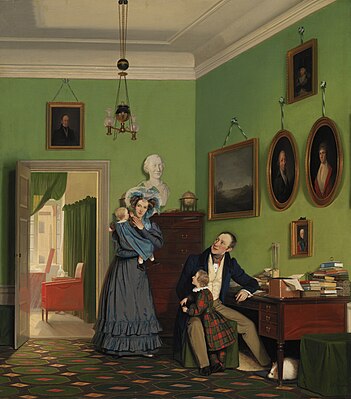 Familien Waagepetersen 1830 by Wilhelm Bendz.jpg
