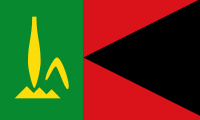 Vlag van de voorlopige regering van Vanuatu onder leiding van Vanua'aku Pati [5]