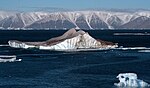 März 2015: Eisberg im Jonessund, Nunavut, Kanada