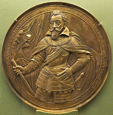 Король на медали 1611 г.