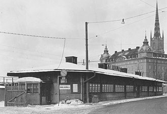 Södra Köttorgshallen kort innan rivningen 1954.