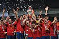 西班牙国家队赢得2012年欧洲杯