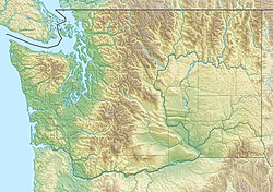 ファンデフカ海峡の位置（ワシントン州内）