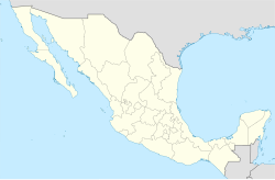 メキシコの地図と空港の位置