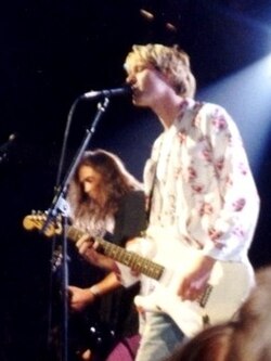 Kurt Cobain vuonna 1992.