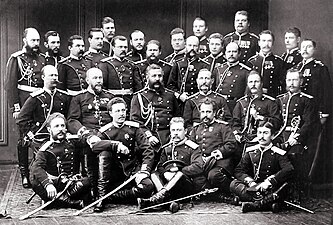 Офицери и унтер-офицери от лейбгвардейския Финляндски полк, 1878