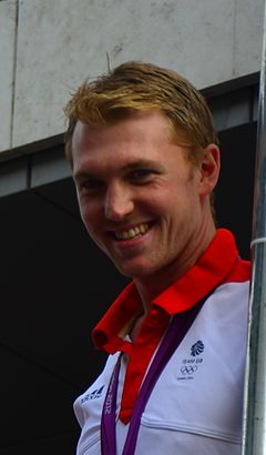 Грегори на олимпийском параде в 2012 году