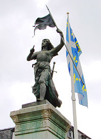 Statua sv. Ivane Orleanske u Parizu